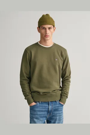 GANT Herr Shield sweatshirt med rund hals (XS)