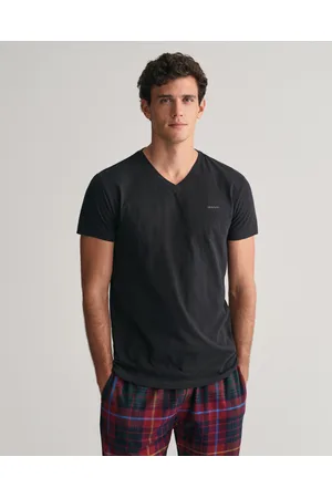 GANT Herr Tvåpack V-ringade T-shirtar (S)