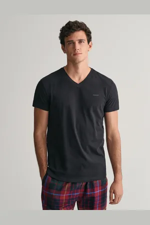 GANT Herr Tvåpack V-ringade T-shirtar (S)