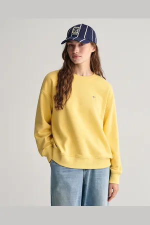 GANT Dam Shield sweatshirt med rund hals (XS)