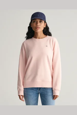 GANT Dam Shield sweatshirt med rund hals (XXL)