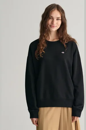 GANT Dam Shield sweatshirt med rund hals (XS)