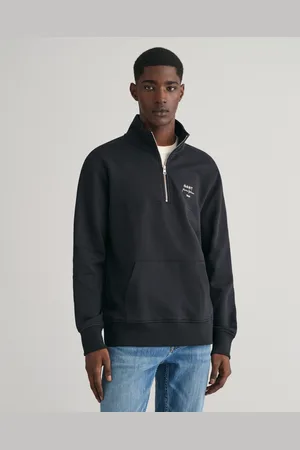 GANT Herr Script Graphic half-zip sweatshirt (S)
