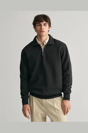 GANT Herr Half-zip sweatshirt med -logotyp (XL)