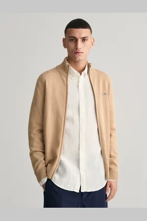 GANT Herr Casual Cotton zip cardigan (S)