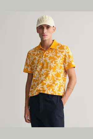 GANT Herr Palm Lei Print pikétröja (S)