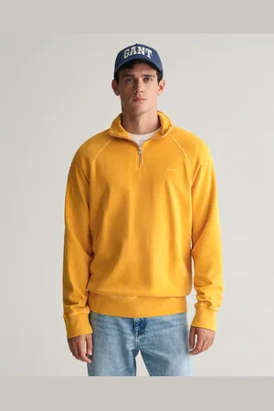 GANT Herr Sunfaded Sweatshirt med halv dragkedja (S)