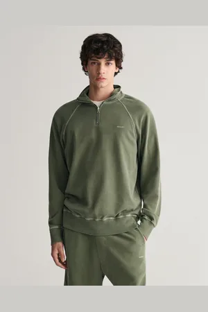 GANT Herr Sunfaded Sweatshirt med halv dragkedja (S)