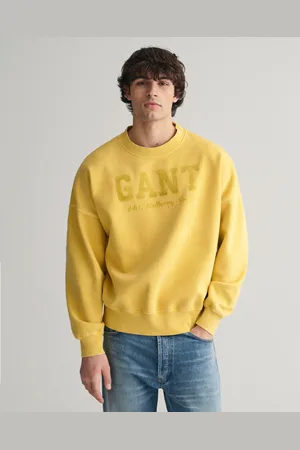 GANT Herr Rundhalsad sweatshirt i vintagetvätt (XS)