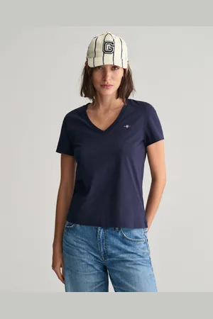 GANT Dam Shield V-ringad T-shirt (XS)