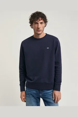 GANT Herr Basic Archive Shield rundhalsad sweatshirt (S)