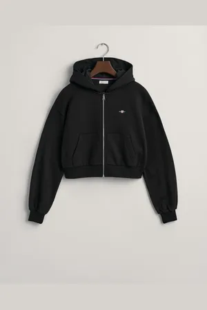 GANT Teens Teen Girls Shield cropped hoodie med dragkedja (134/140)