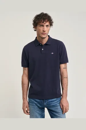 GANT Herr Basic Archive Shield pikétröja (S)