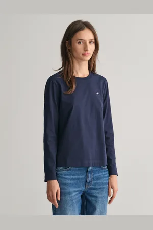 GANT Dam Shield långärmad T-shirt (XS)