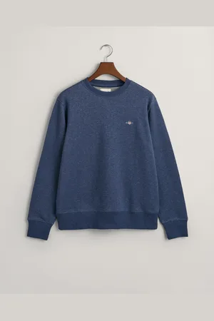 GANT Herr Basic Archive Shield rundhalsad sweatshirt (S)