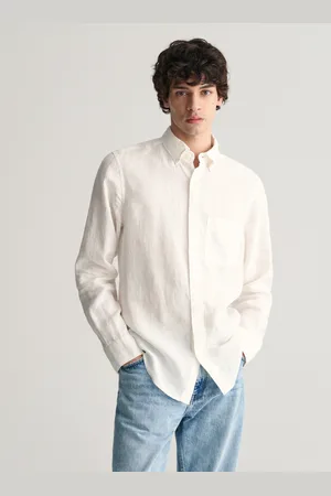 GANT Herr Regular Fit Linneskjorta (XS)