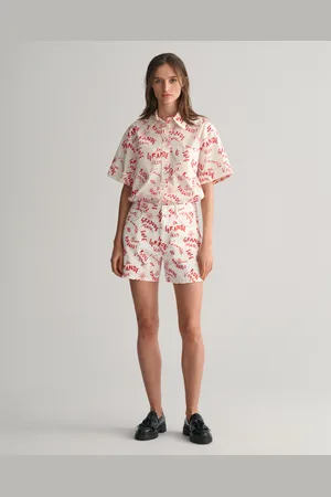 GANT Dam Shorts med texttryck (25)