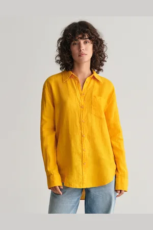 GANT Dam Relaxed fit linneskjorta (34)