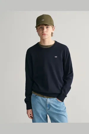 GANT Teens Teens Shield klassisk rundhalsad bomullströja (134/140)