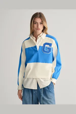 GANT Dam Heavy Rugger med färgblock (XS)