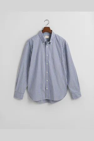 GANT Herr Relaxed fit Heirtage randig poplinskjorta (XXL)
