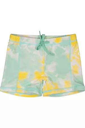 Geggamoja Barn Badshorts - UV-badbyxor Tie Dye Gul 74/80
