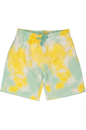 Geggamoja Barn Shorts - UV-shorts Tie Dye Gul 74/80
