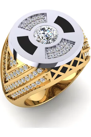GLAMIRA Fashion HERRRINGAR Brainard 375 Gult & Vit Guld/Diamant