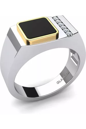 GLAMIRA Fashion HERRRINGAR Brava 375 Gult & Vit Guld/Diamant