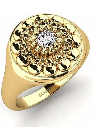 GLAMIRA Fashion HERRRINGAR Miga 585 Gult Guld/Moissanit
