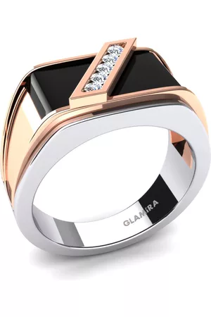 GLAMIRA Fashion HERRRINGAR Kenric 585 Rött & Vit Guld/Diamant