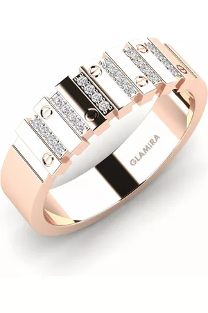 GLAMIRA Fashion HERRRINGAR Cacnea 585 Rött Guld/Diamant