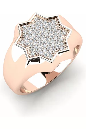 GLAMIRA Fashion HERRRINGAR Tokarz 375 Rött Guld/Swarovski Kristaller