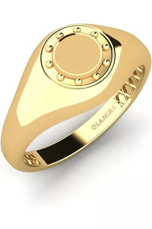 GLAMIRA Fashion HERRRINGAR Graphique 375 Gult Guld