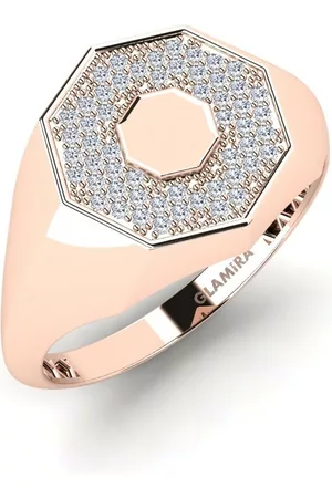 GLAMIRA Fashion HERRRINGAR Halcyone 585 Rött Guld/Diamant