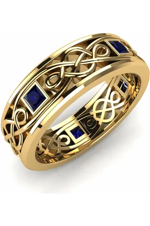 GLAMIRA Fashion HERRRINGAR Heroic 585 Gult Guld/Safir