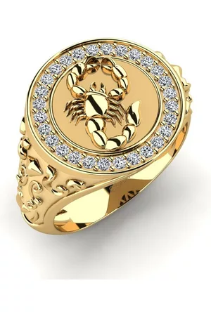 GLAMIRA Symboler HERRRINGAR Arion 585 Gult Guld/Swarovski Kristaller