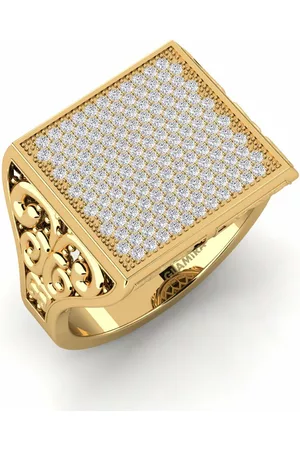 GLAMIRA Fashion HERRRINGAR Giano 375 Gult Guld/Diamant