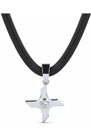 GLAMIRA Fashion HERRHALSBAND Hängsmycke Rexxar 375 Vitguld/Diamant