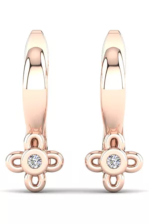 GLAMIRA Fashion Örhängen Örhänge För Barn Danikka 375 Rött Guld/Diamant