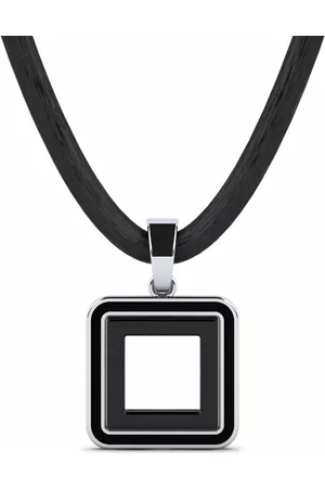 GLAMIRA Keramiska HERRHALSBAND Hängsmycke Darst 375 Vitguld