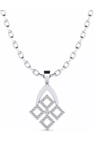 GLAMIRA Fashion HERRHALSBAND Hängsmycke Evandrus 375 Vitguld/Diamant