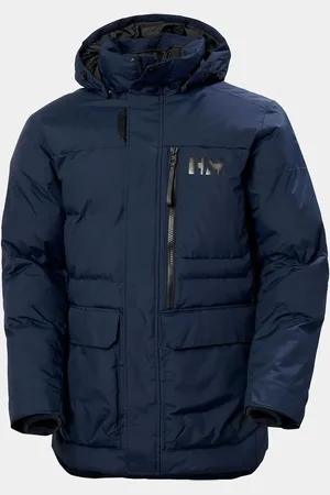 Helly Hansen Herr Tromsoe Vinterjacka Med Huva Marinblå S