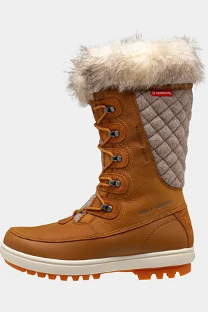 Helly Hansen Dam Garibaldi Vl Snökängor Med Fuskpäls Brun 38