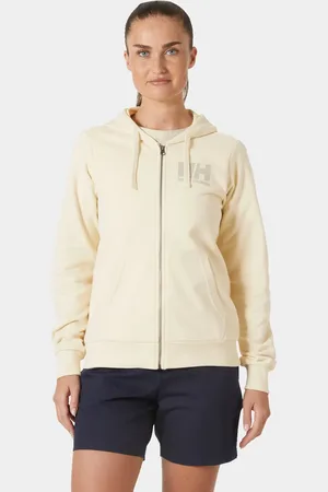 Helly Hansen Dam HH® Logo Full Luvtröja/munktröja Med Dragkedja 2.0 Vit 3XL