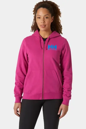 Helly Hansen Dam HH® Logo Full Luvtröja/munktröja Med Dragkedja 2.0 Rosa L