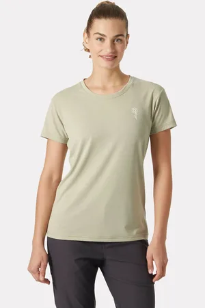 Helly Hansen Dam Skog T-shirt I Återvunnen Polyester Grön L