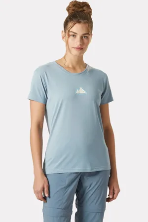 Helly Hansen Dam Skog T-shirt I Återvunnen Polyester Marinblå L