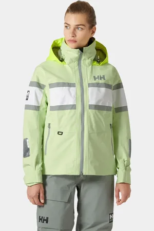 Helly Hansen Dam Salt Original Seglarjacka Grön L