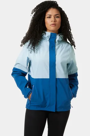 Helly Hansen Dam Juell Storm Vattentät Jacka Blå L